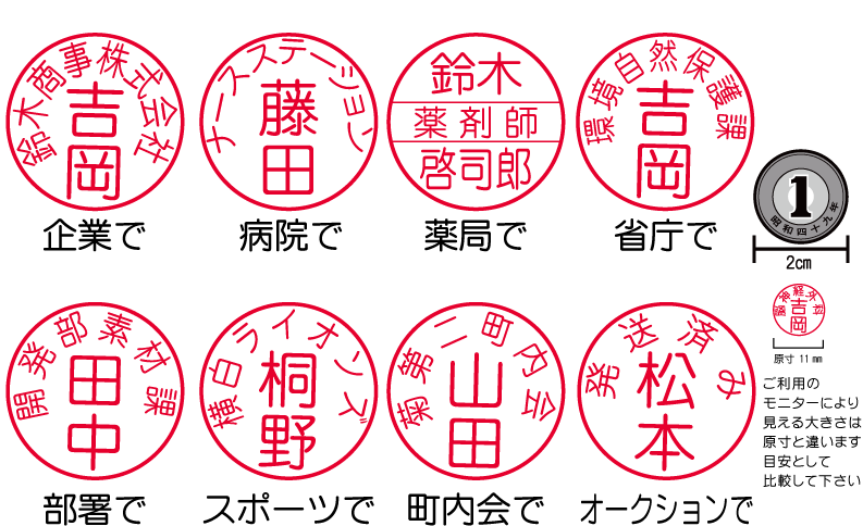 所属を周りに入れ見ました